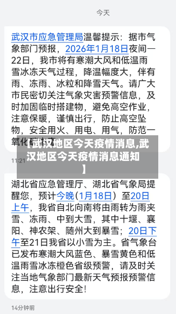 【武汉地区今天疫情消息,武汉地区今天疫情消息通知】-第2张图片